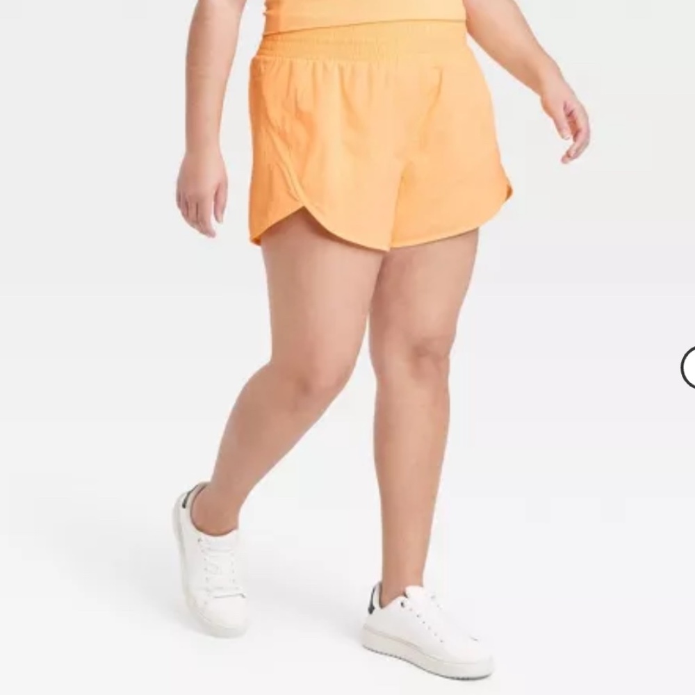 Wild Fable Vibrant Orange Terry Cloth Shorts